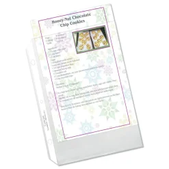 C-Line 3-Hole Punched Top Load 5.5 in. x 8.5 in. Insert Heavy-Duty Polypropylene Sheet Protectors - Clear Front (50/Box)