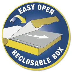 C-Line 3-Hole Punched Top Load 5.5 in. x 8.5 in. Insert Heavy-Duty Polypropylene Sheet Protectors - Clear Front (50/Box)