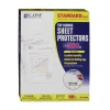 C-Line 3-Hole Punched Top Load 8.5 in. x 11 in. Insert Medium-Duty Polypropylene Sheet Protectors - Nonglare Clear Front (100/Box)