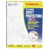 C-Line 3-Hole Punched Top Load 8.5 in. x 11 in. Insert Medium-Duty Polypropylene Sheet Protectors - Clear Front (50/Box)