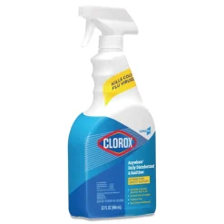 Clorox 01698 32 oz. Spray Bottle Anywhere Daily Disinfectant and Sanitizer (12/Carton)