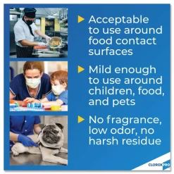 Clorox 01698 32 oz. Spray Bottle Anywhere Daily Disinfectant and Sanitizer (12/Carton)