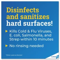 Clorox 01698 32 oz. Spray Bottle Anywhere Daily Disinfectant and Sanitizer (12/Carton)