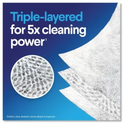 Clorox 7 in. x 8 in. 1-Ply Disinfecting Wipes - Crisp Lemon, White (35/Canister)