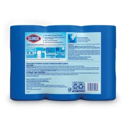 Clorox 7 in. x 8 in. 1-Ply Disinfecting Wipes - Fresh Scent/Citrus Blend, White (75/Canister, 3 Canisters/Pack)