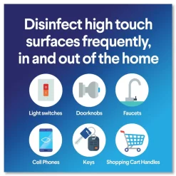 Clorox 7 in. x 8 in. 1-Ply Disinfecting Wipes - Fresh Scent/Citrus Blend (35/Canister, 3/Pack, 5 Packs/Carton)