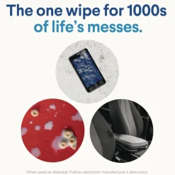 Clorox 7 in. x 8 in. 1-Ply Disinfecting Wipes - Fresh Scent, White (450/Carton)