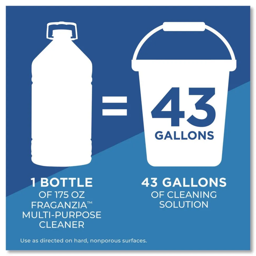 Clorox 175 oz. Bottle CloroxPro Fraganzia Multi-Purpose Cleaner - Citrus Blossom Scent (3/Carton)