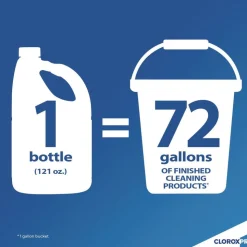 Clorox 121 oz. Bottle Regular Concentrated Germicidal Bleach (3/Carton)