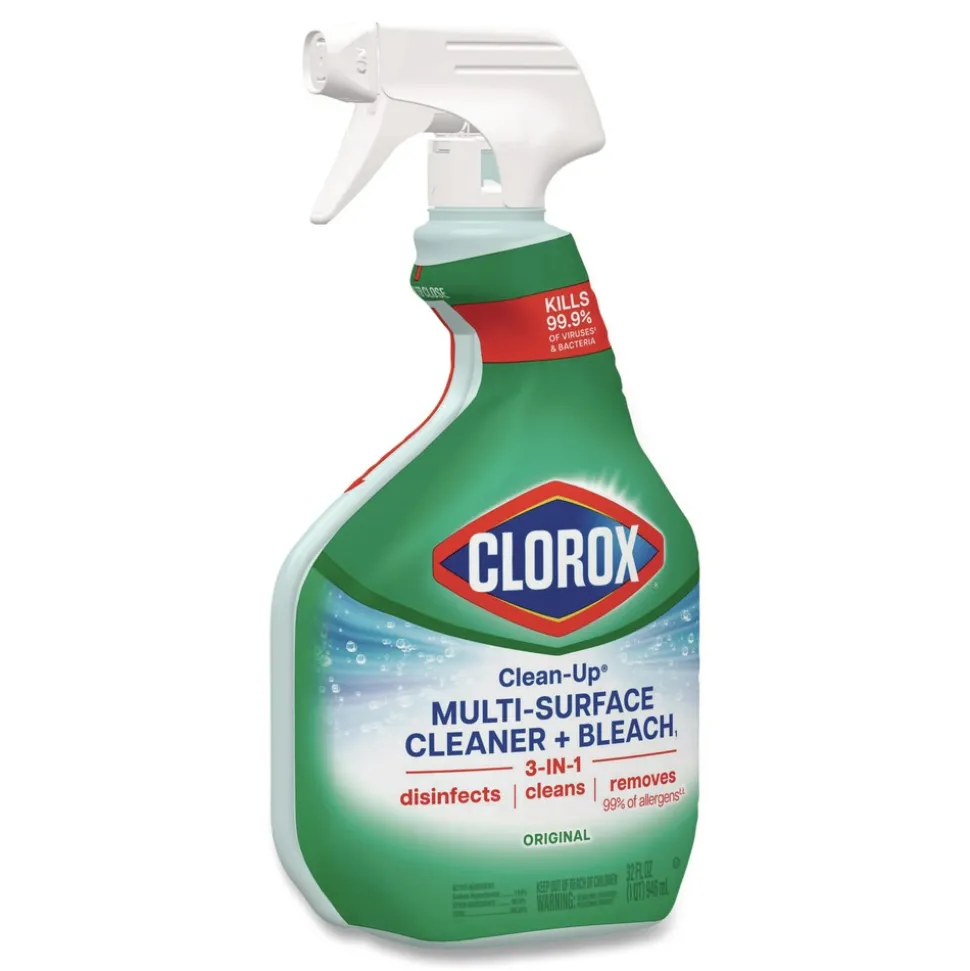 Clorox 32 oz. Clean-Up Multi-Surface Cleaner with Bleach - Original (9/Carton)