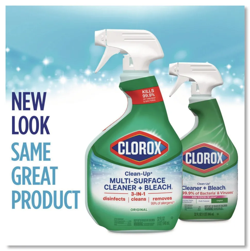 Clorox 32 oz. Clean-Up Multi-Surface Cleaner with Bleach - Original (9/Carton)
