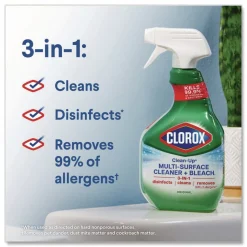Clorox 32 oz. Clean-Up Multi-Surface Cleaner with Bleach - Original (9/Carton)