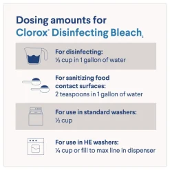 Clorox Concentrated Regular Disinfecting Bleach 11 oz Bottle 28/Carton