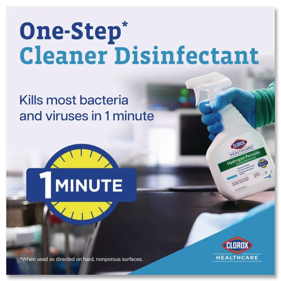 Clorox Healthcare 1 gal. Bottle Hydrogen-Peroxide Cleaner/Disinfectant (4/Carton)