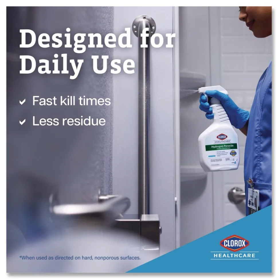 Clorox Healthcare 1 gal. Bottle Hydrogen-Peroxide Cleaner/Disinfectant (4/Carton)