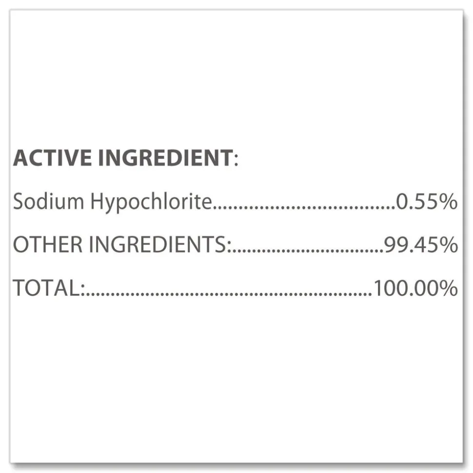 Clorox Healthcare 6 in. x 5 in. 1-Ply Bleach Germicidal Wipes - Unscented, White (150/Canister)