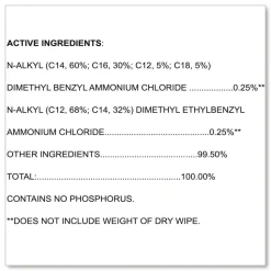 Clorox Healthcare 6.75 in. x 8 in. 1-Ply VersaSure Cleaner Disinfectant Wipes - Fragranced White (6/Carton)