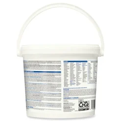 Clorox Healthcare 12 in. x 12 in. 1-Ply Bleach Germicidal Wipes - Unscented, White (110/Bucket)