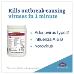 Clorox Healthcare 6-3/4 in. x 8 in. Dispatch Cleaner Disinfectant Towels (8/Carton)