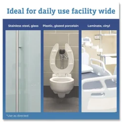 Clorox Healthcare 12 in. x 11 in. Hydrogen Peroxide Cleaner Disinfectant Wipes - Unscented White (2/Carton)