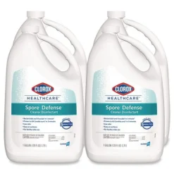 Clorox Healthcare Spore Defense 1-Gallon Refill Bottle Open System Cleaner Disinfectant (4/Carton)