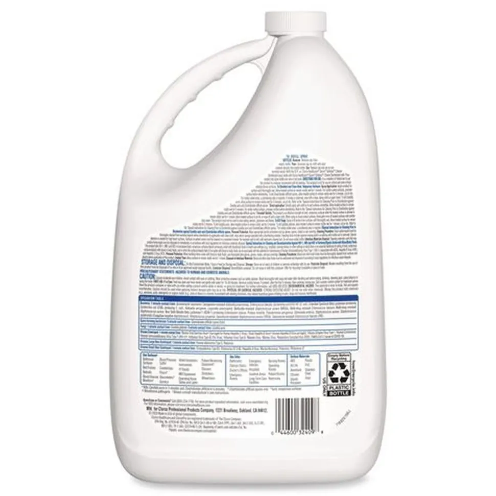 Clorox Healthcare Spore Defense 1-Gallon Refill Bottle Open System Cleaner Disinfectant (4/Carton)