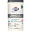 Clorox Healthcare VersaSure 6.75 in. x 8 in. 1-Ply Cleaner Disinfectant Wipes - Original Scent White