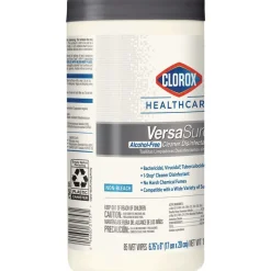 Clorox Healthcare VersaSure 6.75 in. x 8 in. 1-Ply Cleaner Disinfectant Wipes - Original Scent White