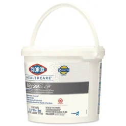 Clorox Healthcare VersaSure 12 in. x 12 in. 1-Ply Cleaner Disinfectant Wipes - Fragranced White (2/Carton)