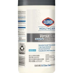 Clorox Healthcare VersaSure 6 in. x 5 in. 1-Ply Cleaner Disinfectant Wipes - Fragranced White