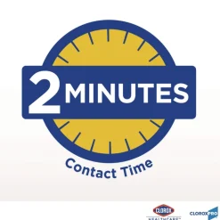 Clorox Healthcare VersaSure 6 in. x 5 in. 1-Ply Cleaner Disinfectant Wipes - Fragranced White