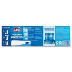Clorox ToiletWand Disposable Toilet Cleaning System with Caddy and Refills - White (1-Kit)