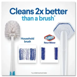 Clorox ToiletWand Disposable Toilet Cleaning System with Caddy and Refills - White (1-Kit)