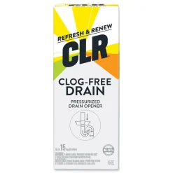 CLR Clog-Free Drain Cleaner 4.5 Oz Aerosol Spray (6/Carton)