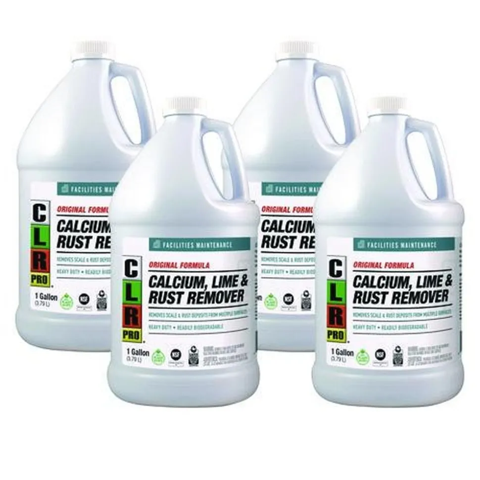 CLR PRO 1 gal. Bottle Calcium Lime and Rust Remover (4/Carton)