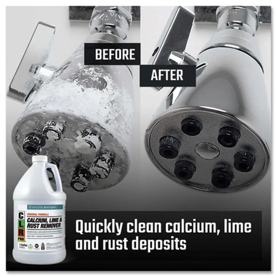CLR PRO 1 gal. Bottle Calcium Lime and Rust Remover (4/Carton)