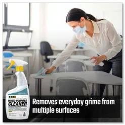 CLR PRO 32 oz. Multi-Purpose Cleaner Spray - Lemon Scent (6/Carton)