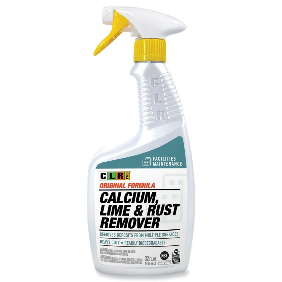 CLR PRO 32 oz. Spray Bottle Calcium, Lime, and Rust Remover (6/Carton)