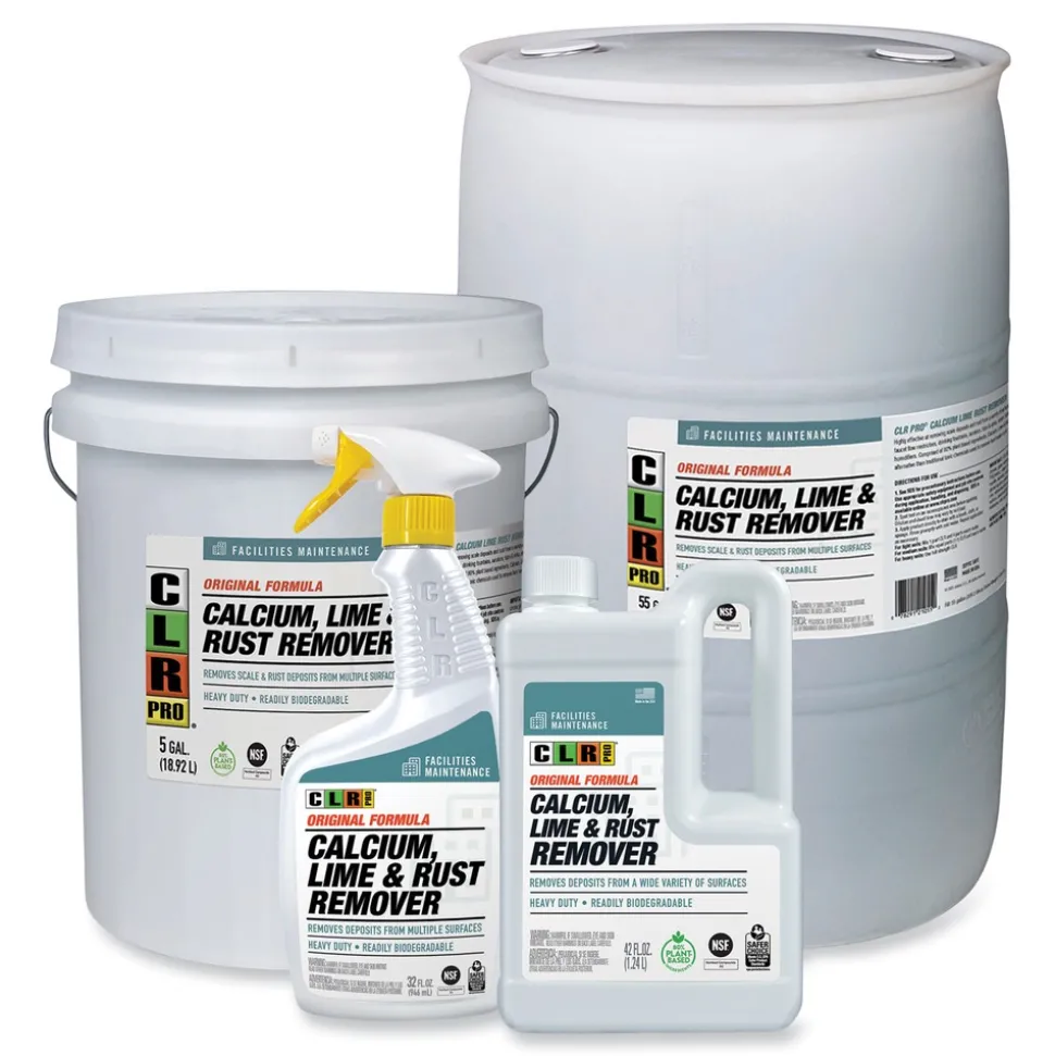 CLR PRO 32 oz. Spray Bottle Calcium, Lime, and Rust Remover (6/Carton)