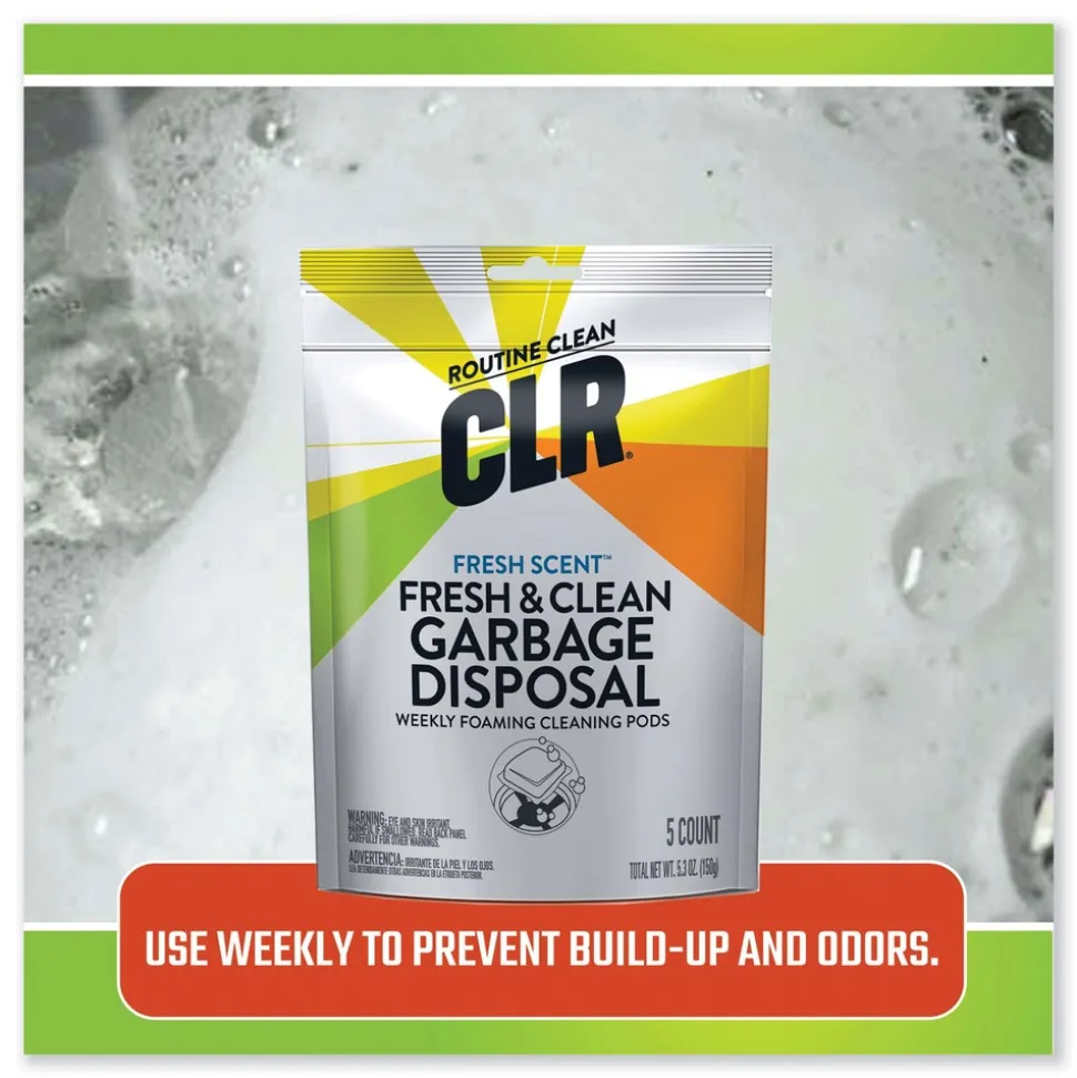 CLR PRO Fresh and Clean Garbage Disposal - Fresh Scent (6/Carton)