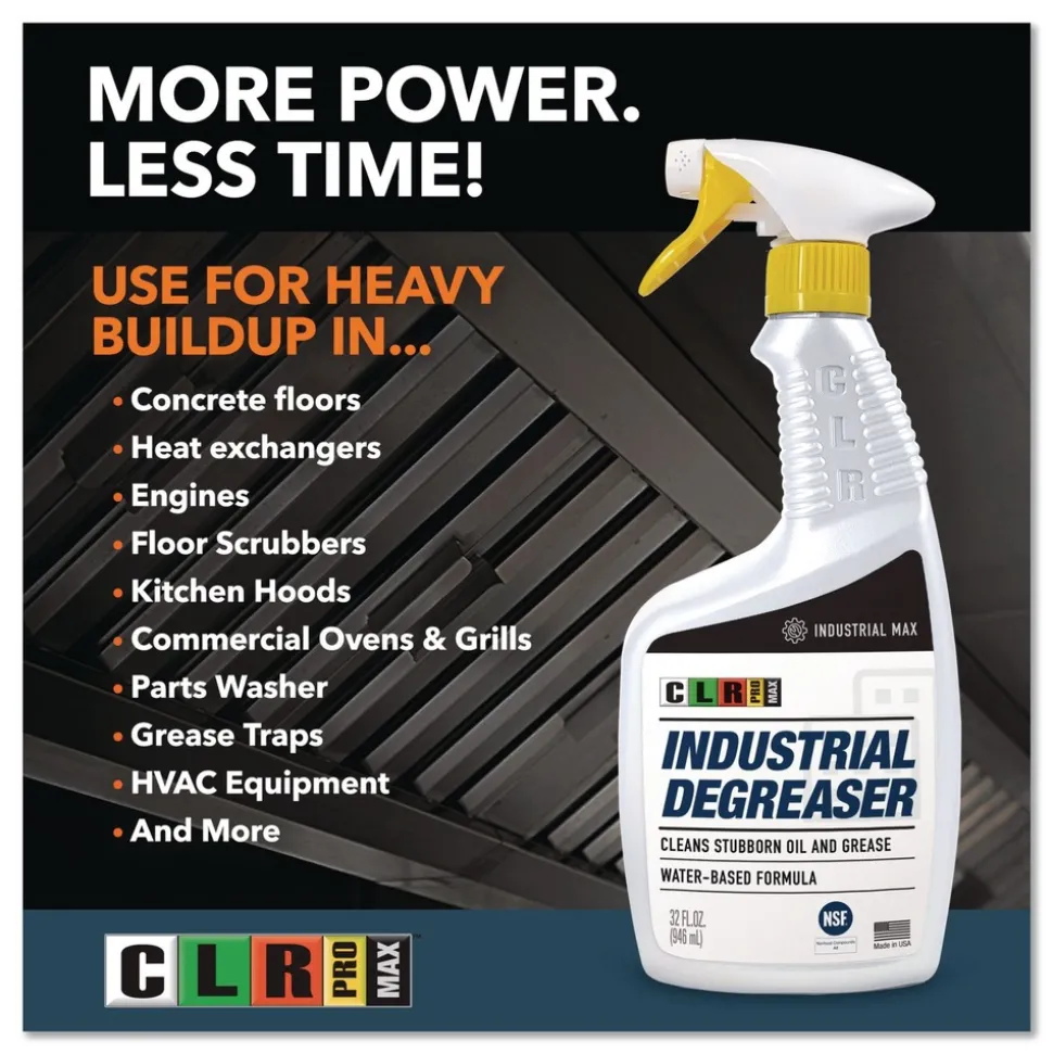 CLR PRO MAX 32 oz Industrial Degreaser (6/Carton)
