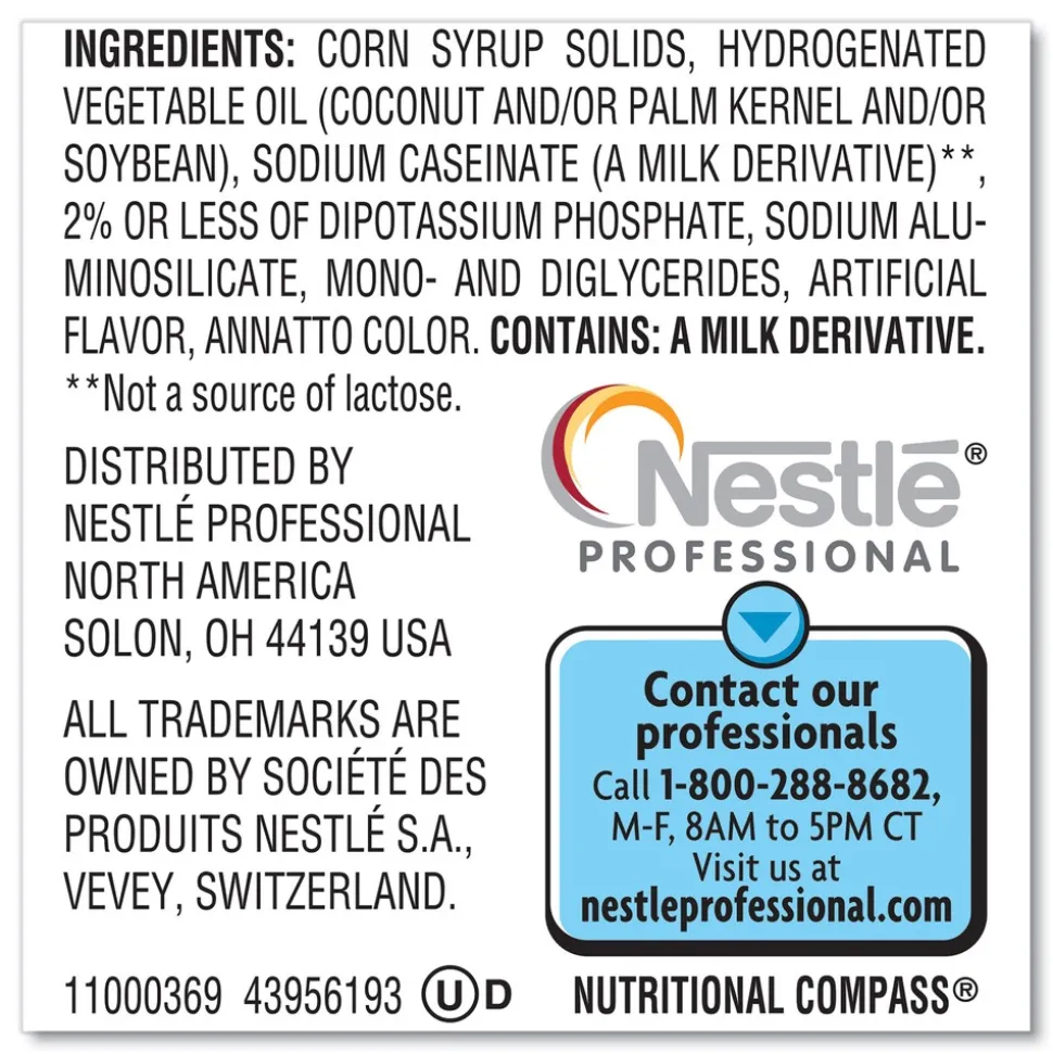 Coffee-Mate 0.1 oz Packet Powdered Creamer Packets - Original (1000/Carton)