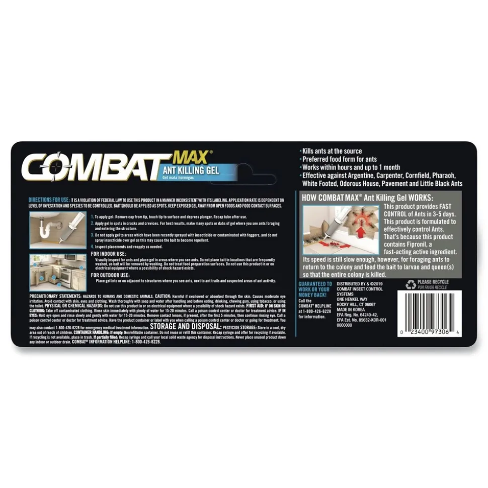 Combat 27 g. Tube Source Kill MAX Ant Killing Gel (12/Carton)