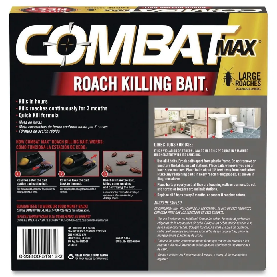 Combat 0.49 oz Roach Bait Insecticide (12/Carton)