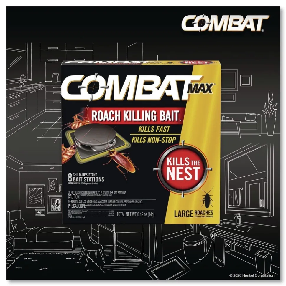 Combat 0.49 oz Roach Bait Insecticide (12/Carton)