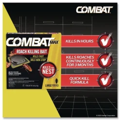 Combat 0.49 oz Roach Bait Insecticide (12/Carton)