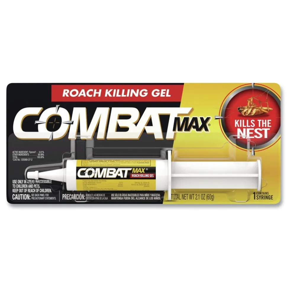 Combat 2.1 oz. Syringe Source Kill Max Roach Killing Gel (12/Carton)
