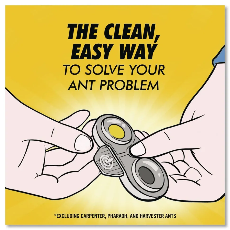 Combat Max 0.84 oz. 4 Bait Stations 2-in-1 Ant Bait