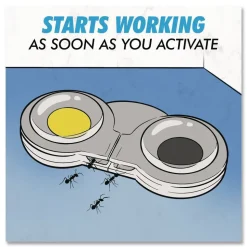 Combat Max 0.84 oz. 4 Bait Stations 2-in-1 Ant Bait