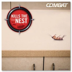 Combat Roach Bait Insecticide for Small and Large Roaches 0.42 oz 12 Bait Stations